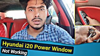 How To Repair Power Window In Car  Hyundai i20 Power Window Not Working Problem Solve [upl. by Nnaytsirk]