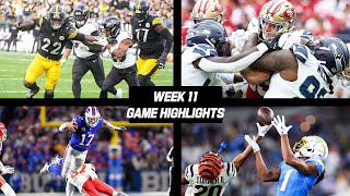 Every Week 11 Game Highlight [upl. by Etnomed]