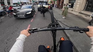 THIS RIDEOUT IN LONDON IS CRAZY CriticalMass [upl. by Nyrem]