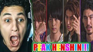 4 KAMEN RIDERS VS EVOL  Kamen Rider Build 4144 Reaction [upl. by Mullane]