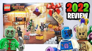 LEGO Marvel Guardians of the Galaxy Advent Calendar 76231  2022 Set Review [upl. by Aivirt]