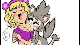 LOVE BITES ❤️Furry GF accidentally became a werewolf by her Werewolf GF comicdub worthit meme [upl. by Trina172]