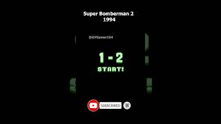 Super Bomberman 2 1994 retrogaming ytshorts 1994 [upl. by Luane]