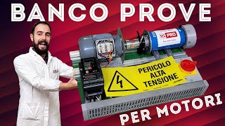 Come Costruire un Banco Prove per Motori Elettrici con Inverter Monofase Trifase VFD  Fai Da Te [upl. by Bogusz900]