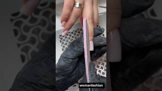 New Shape Tutorial square nails nailtutorial nailshape youtubeshorts [upl. by Seka]