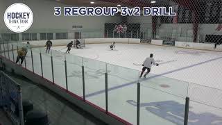 3 Regroup 3v2 Drill [upl. by Toshiko906]