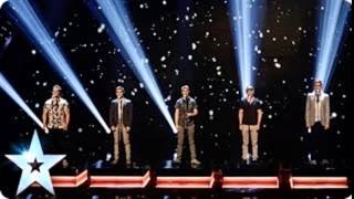 Musical theatre boyband Collabro sing Bring Him Home  BGT 2014 ONLY SOUND [upl. by Leandre]