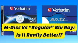 MDisc Vs Regular HTL Inorganic Blu Ray For Archival Whats The Difference [upl. by Ramahs]