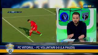 FC Viitorul  FC Voluntari 00 la pauza analiza primei reprize [upl. by Maxantia396]