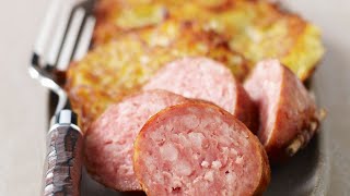 Recette  Rosti à la saucisse de Morteau [upl. by Elstan903]