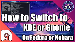 How to Install KDE on Fedora Gnome install and vice versa [upl. by Starling147]