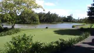 Mauritius Constance Belle Mare Plage Villas Belle Mare DEau Douce Osten Golfplatz Bilder 18 Loch [upl. by Midis]