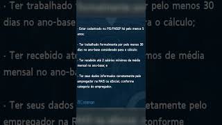 Quem tem direito ao PIS PASEP Veja os requisitos do ABONO SALARIAL [upl. by Lockhart]