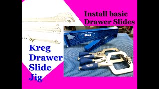 Kreg drawer slide jig review amp demo [upl. by Dempstor]