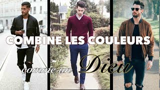 5 COMBINAISONS de COULEURS FACILES et SIMPLES  Tuto style mode homme [upl. by Chace]