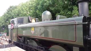 6430 pannier tank depart on the cholsey amp Wallingford railway [upl. by Htebazila371]