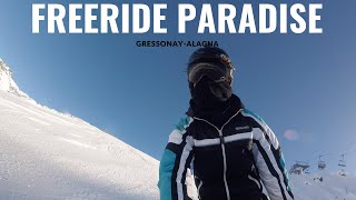 Gressoney Alagna fuoripista  FREERIDE PARADISE ⛷️🏂 [upl. by Jenica414]