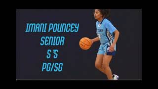 Imani Pounceys Senior Year Highlights [upl. by Ymerej95]