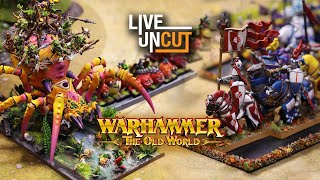 Warhammer Old World Live Gameplay Tycho hosts two avid players of Fantasy [upl. by Eki]