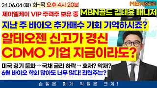 알테오젠 추가 상승 가능할까 6월 바이오 학회 일정 많아도 너무 많다  지난 주 수요일 CDMO 기업 등 바이오 추가매수 기회 강조 에스티팜 바이넥스 추가 상승 [upl. by Noitna]