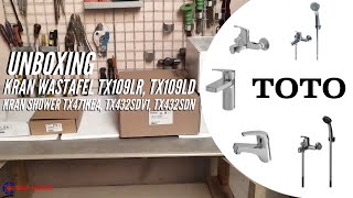 Unboxing Produk TOTO Kran Wastafel TX109LR TX109LD  Kran Shower TX471KEA TX432SDV1TX432SDN [upl. by Faux10]