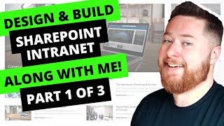 How to build a SharePoint Intranet  SharePoint Tutorial  SharePoint Designs PART 1 [upl. by Ymrots301]