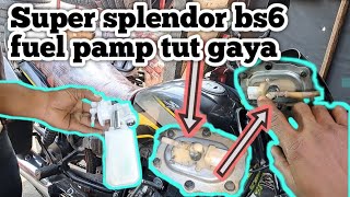 super splendor bs6 fuel pamp tuta huya he kafe Sara petrol likej problem solve full details video [upl. by Aniteb669]