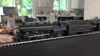 SGL Lines Reading G3 Converted to LEGACY w Whistle Steam [upl. by Aihsotal632]