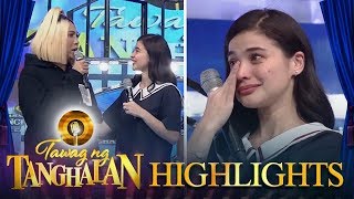 Tawag ng Tanghalan Anne turns emotional when Vice gives her a heartfelt message [upl. by Ainnek]