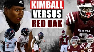 Texas High School Football  Kimball vs Red Oak  TXHSFB [upl. by Anirbys]