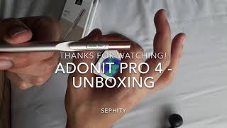 Adonit Pro 4 Unboxing [upl. by Durand274]