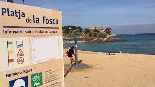 Playa La Fosca  Palamós  Costa Brava  Junio 2018 [upl. by Lah]