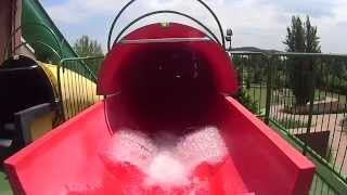 RED Turbo Water Slide at Annagora Waterpark [upl. by Lrat]