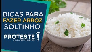 Como fazer arroz soltinho e perfeito com nossas dicas [upl. by Lemert]