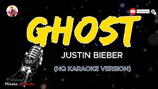 GHOST  JUSTIN BIEBER HQ ACOUSTIC KARAOKE [upl. by Cristen136]