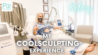 My COOLSCULPTING EXPERIENCE  Full Abdomen Treatment  PUR Skin Clinic [upl. by Atilek]