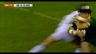 ADRIAN MORLEY SENDING OFF AFTER 12 SECONDS  GREAT BRITAIN V AUSTRALIA  2003 RUGBY LEAGUE TEST [upl. by Eanat524]