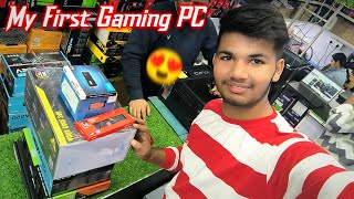 🤩 My First Gaming PC And First Vlog  Going To Buy Gaming PC [upl. by Bernardo737]