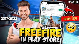 Finally Free Fire in Play Store 😍 [upl. by Enicnarf]