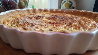 Easy Quiche lorraine Recipe [upl. by Anivad]