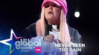 Tones amp I  Never Seen The Rain Live At The Global Awards 2020  Capital [upl. by Mouldon]