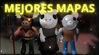 Los MEJORES MAPAS de TODO PIGGY Roblox Piggy Olbaq Game [upl. by Lanuk]