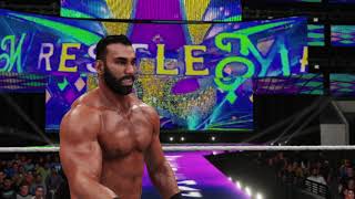 Wrestlemania 34 Randy Orton vs Rusev vs Bobby Roode vs Jinder Mahal  WWE 2K [upl. by Nolur]