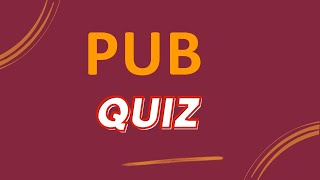 Pub Quiz  Pub Quiz 2024  Trivia Quiz  Pub Quiz UK  Pub Quiz General Knowledge  Learning Point [upl. by Trill734]