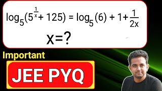 logarithm top question  jeemains jee2024 jeeadvanced pradeepsir logarithmicequations [upl. by Ntsuj575]