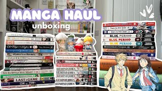 manga haul amp unboxing 🐉  January 35 volumes [upl. by Had]