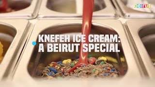 Knefeh Ice Cream A Beirut Special [upl. by Derby610]