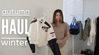 KOREAN STREETWEAR AUTUMNWINTER CLOTHING HAUL 2022  Lewkin haul [upl. by Kreis380]