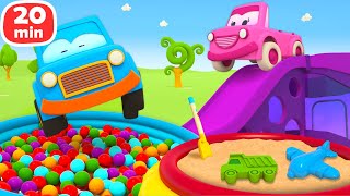 Schlaue Autos auf Deutsch Spielspaß mit den Kinder Autos Cartoons für Kinder ab 2 Jahren [upl. by Ewall]