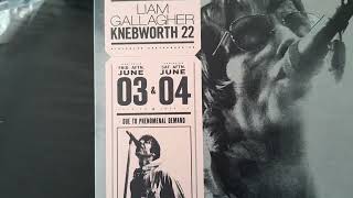 Liam Gallagher Knebworth 22 live cd unboxing  Final Straw 20th [upl. by Odlavu]